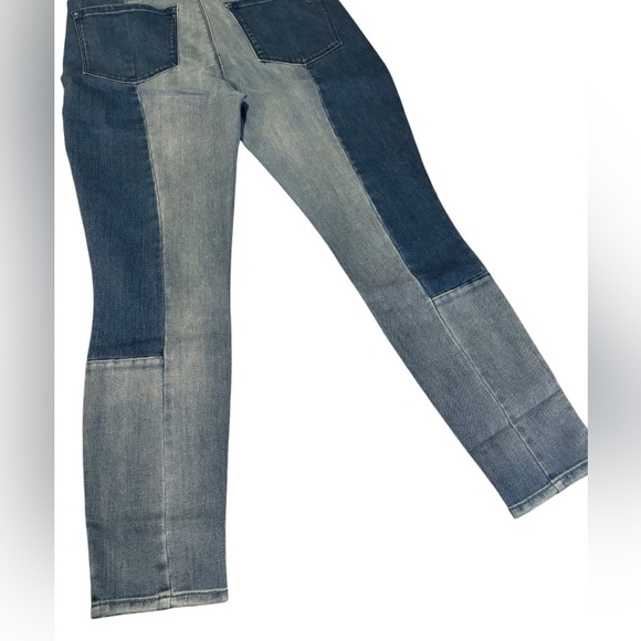 Women's Martha Stewart  Blue Patchwork Jeans 2P - Picture 8 of 9